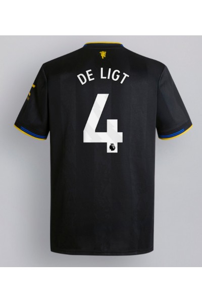 Manchester United Matthijs de Ligt #4 Jalkapallovaatteet Kolmaspaita 2025-26 Lyhythihainen Manchester United Matthijs de Ligt #4 Jalkapallovaatteet Kolmaspaita 2025-26 Lyhythihainen